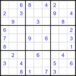 Судоку 9х9 #3021 средний