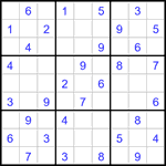 Судоку 9х9 #3022 средний