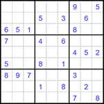 Судоку 9х9 #3023 средний