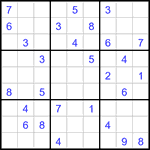 Судоку 9х9 #3025 средний
