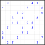 Судоку 9х9 #3026 средний