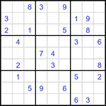 Судоку 9х9 #3029 средний