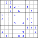 Судоку 9х9 #3030 средний