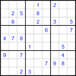 Судоку 9х9 #3018 очень трудный