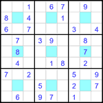 Судоку-центр 9х9 #2 легкий Судоку-центр 9х9 #2 легкий