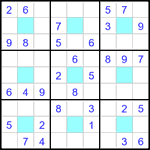 Судоку-центр 9х9 #5 легкий Судоку-центр 9х9 #5 легкий