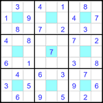 Судоку-центр 9х9 #8 легкий Судоку-центр 9х9 #8 легкий