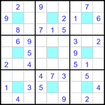 Судоку-центр 9х9 #15 легкий Судоку-центр 9х9 #15 легкий