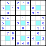 Судоку-центр 9х9 #23 легкий Судоку-центр 9х9 #23 легкий