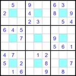 Судоку-центр 9х9 #24 легкий