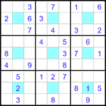 Судоку-центр 9х9 #25 легкий Судоку-центр 9х9 #25 легкий