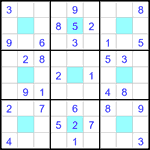 Судоку-центр 9х9 #27 легкий Судоку-центр 9х9 #27 легкий