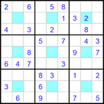 Судоку-центр 9х9 #28 легкий Судоку-центр 9х9 #28 легкий