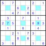 Судоку-центр 9х9 #30 легкий Судоку-центр 9х9 #30 легкий