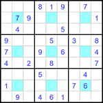 Судоку-центр 9х9 #6 средний