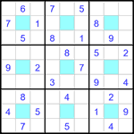 Судоку-центр 9х9 #14 средний Судоку-центр 9х9 #14 средний