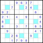 Судоку-центр 9х9 #16 средний Судоку-центр 9х9 #16 средний
