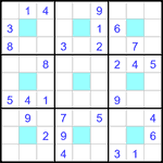 Судоку-центр 9х9 #21 средний Судоку-центр 9х9 #21 средний