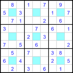 Судоку-центр 9х9 #24 средний