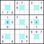 Судоку-центр 9х9 #30 средний Судоку-центр 9х9 #30 средний