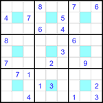 Судоку-центр 9х9 #4 трудный