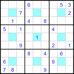 Судоку-центр 9х9 #7 трудный