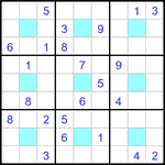 Судоку-центр 9х9 #27 трудный Судоку-центр 9х9 #27 трудный