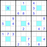 Судоку-центр 9х9 #28 трудный Судоку-центр 9х9 #28 трудный