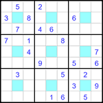 Судоку-центр 9х9 #29 трудный Судоку-центр 9х9 #29 трудный