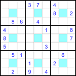 Судоку-центр 9х9 #24 очень трудный Судоку-центр 9х9 #24 очень трудный