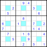 Судоку-центр 9х9 #30 очень трудный Судоку-центр 9х9 #30 очень трудный