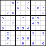 Судоку 9х9 #3061 легкий