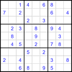 Судоку 9х9 #3064 легкий