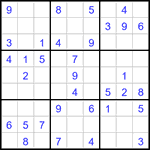 Судоку 9х9 #3065 легкий