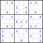 Судоку 9х9 #3066 легкий