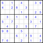 Судоку 9х9 #3067 легкий