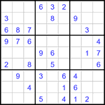 Судоку 9х9 #3069 легкий