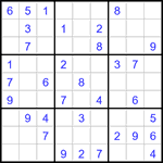 Судоку 9х9 #3070 легкий