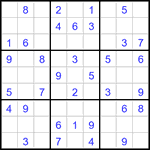 Судоку 9х9 #3075 легкий