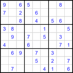 Судоку 9х9 #3076 легкий