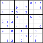 Судоку 9х9 #3096 легкий