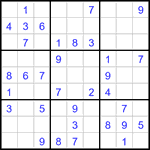 Судоку 9х9 #3099 легкий