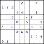Судоку 9х9 #3031 средний