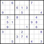 Судоку 9х9 #3034 средний