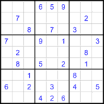 Судоку 9х9 #3036 средний