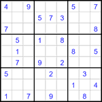 Судоку 9х9 #3038 средний