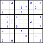 Судоку 9х9 #3040 средний