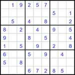 Судоку 9х9 #3041 средний