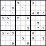 Судоку 9х9 #3042 средний