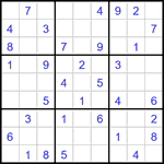 Судоку 9х9 #3065 средний